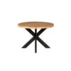 STF-1010_8 Ronde eettafel Denver Naturel Mangohout 120 cm - Image 9