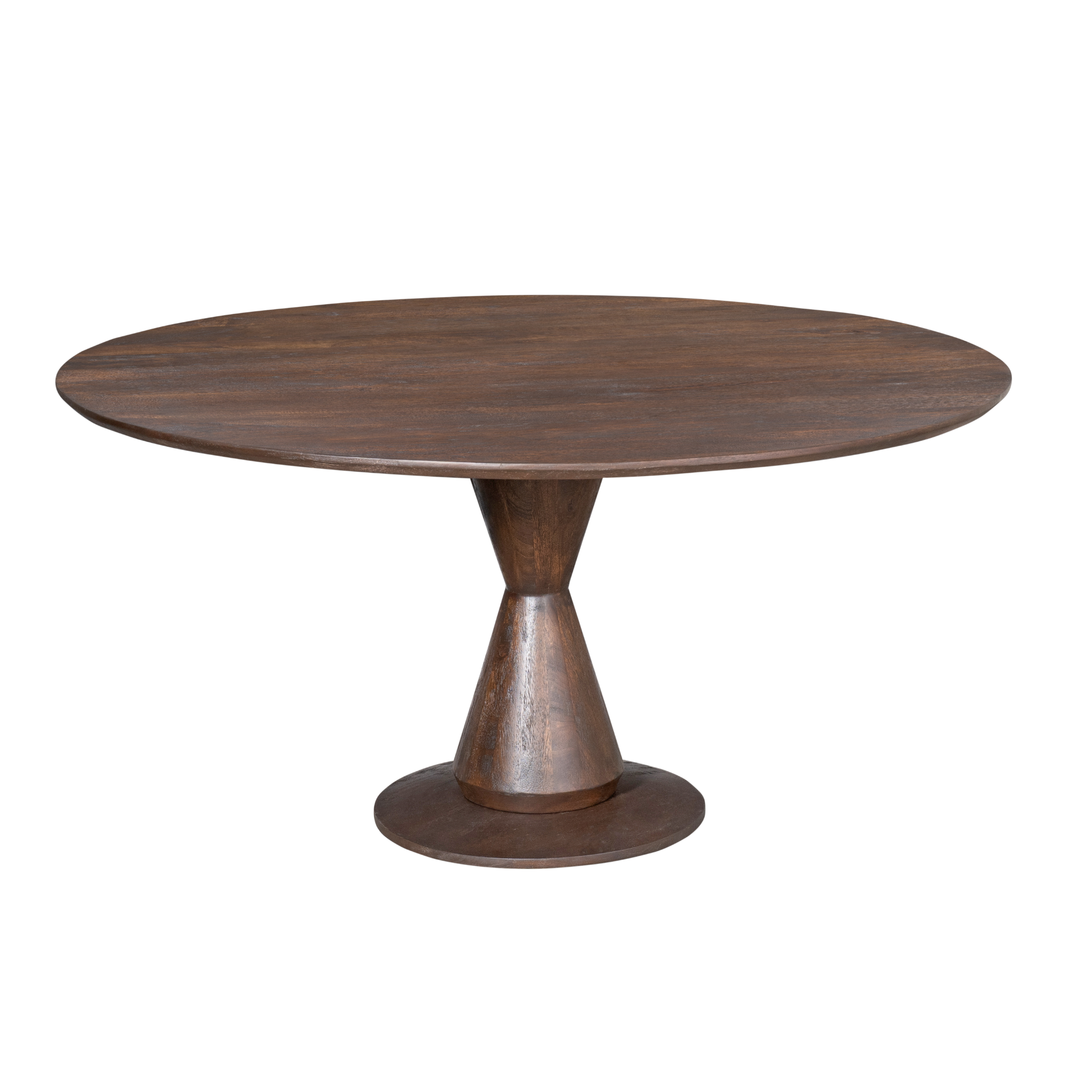 STF-7203_6 Ronde eettafel Lima Bruin Mangohout 130 cm - Image 7