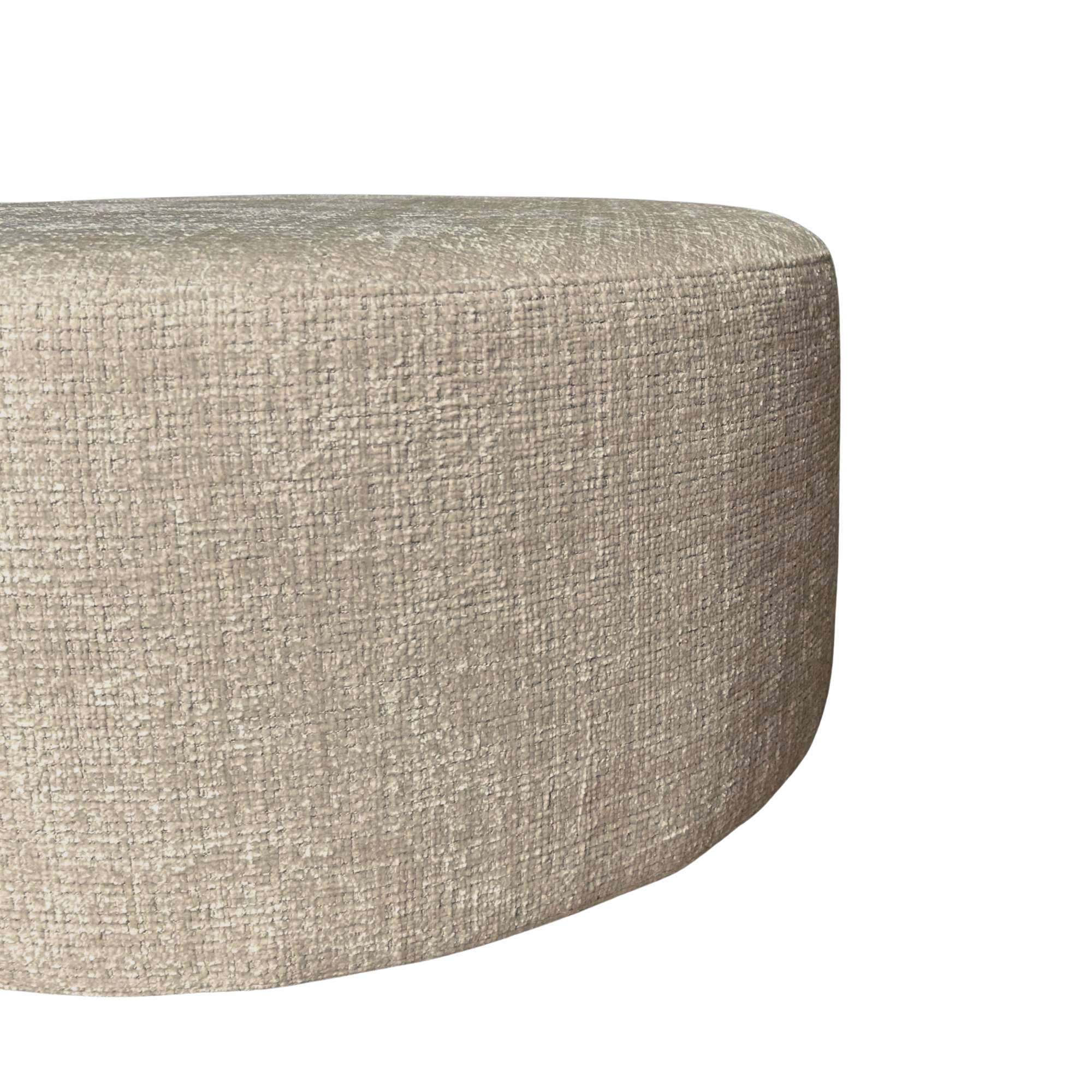Ronde Hocker Beige 80 cm | Cremona 14 - Image 5