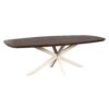 STF-6795_1 Deens ovale eettafel Madison Bruin Poot Zand Mangohout 280 cm - Image 2