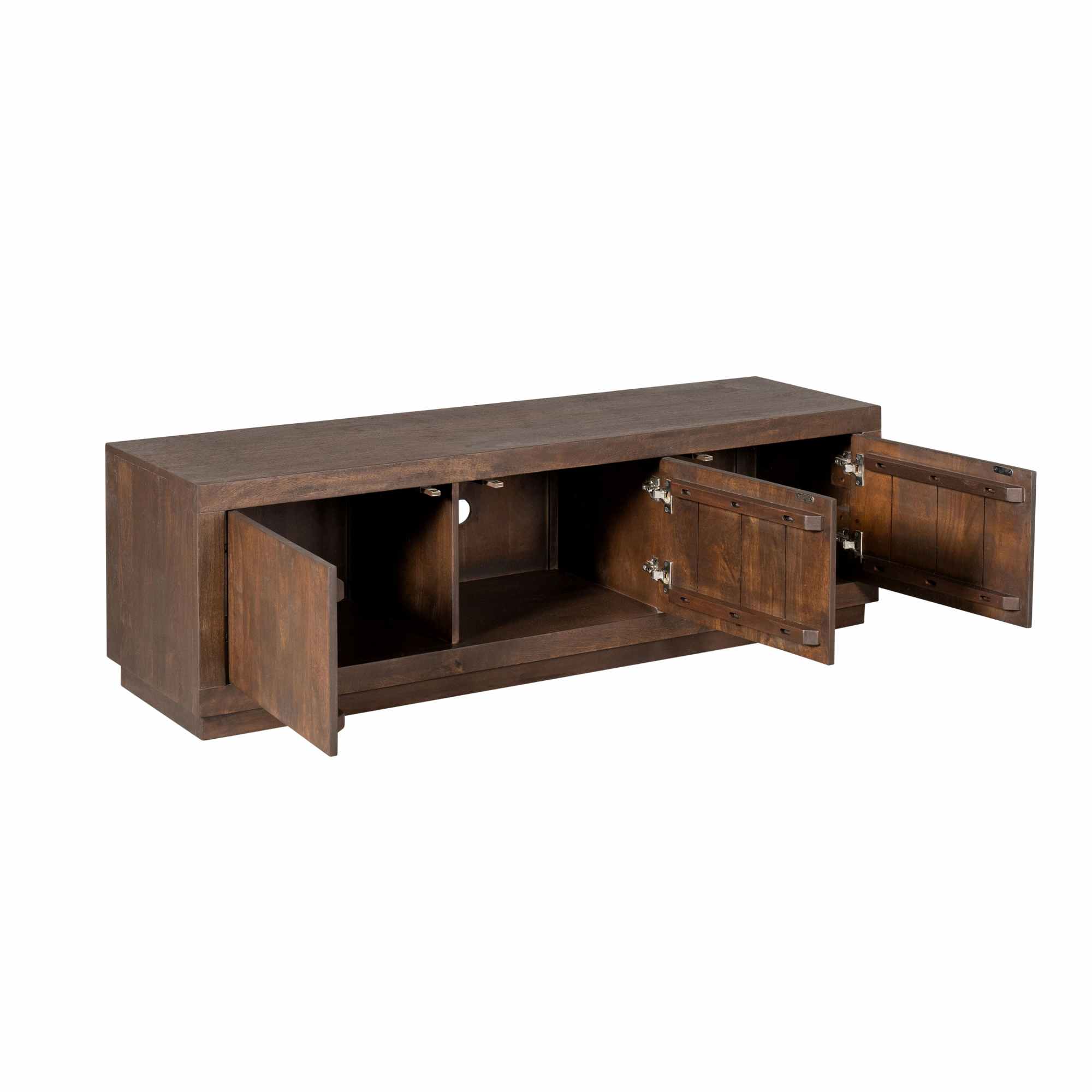 Tv meubel Brussel Bruin Mangohout 150 cm - Image 6