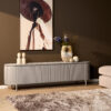 Tv meubel Solana Taupe Mangohout 210 cm - Image 1