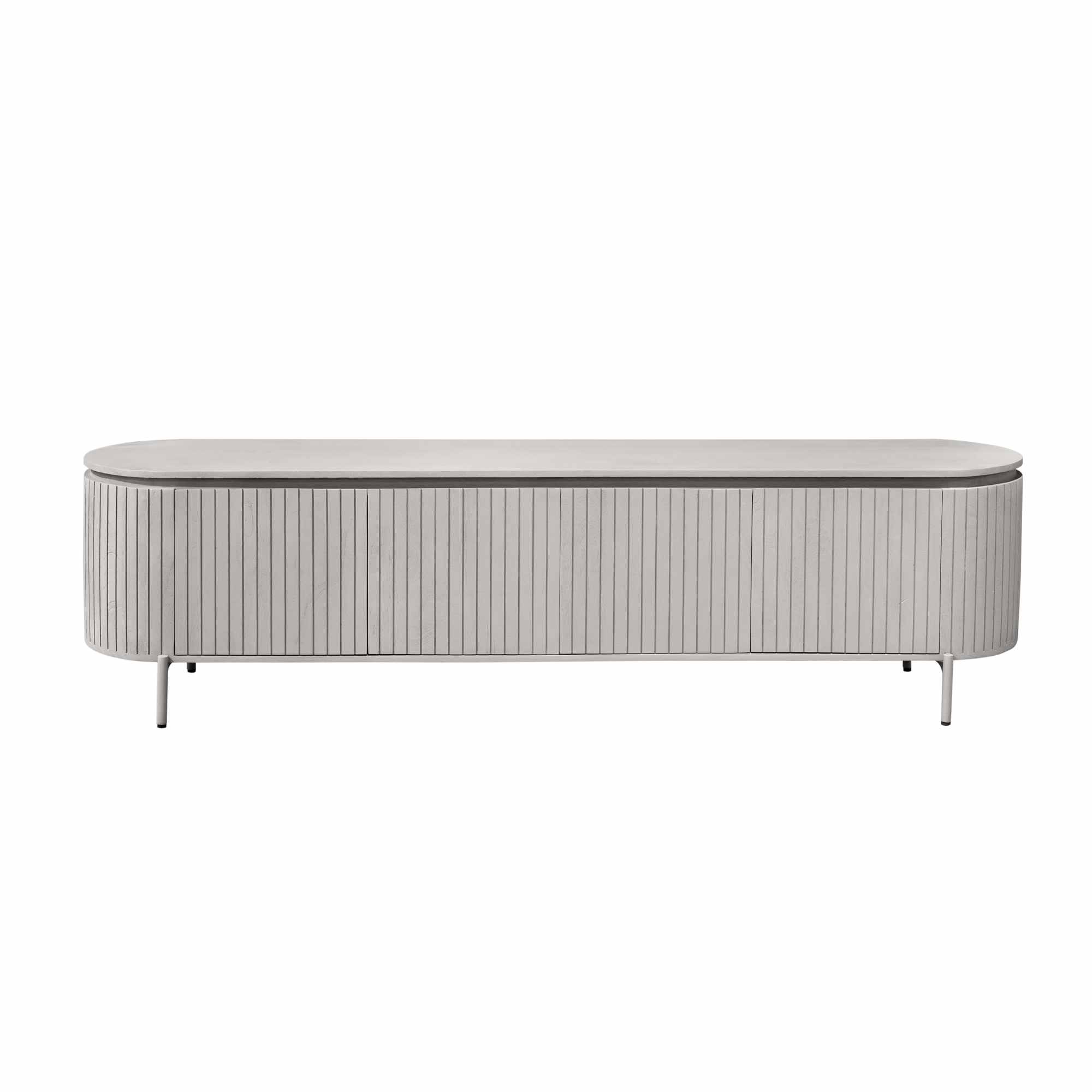 Tv meubel Solana Taupe Mangohout 210 cm - Image 5