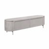 STF-2911_7 Tv meubel Solana Taupe Mangohout 210 cm - Image 8