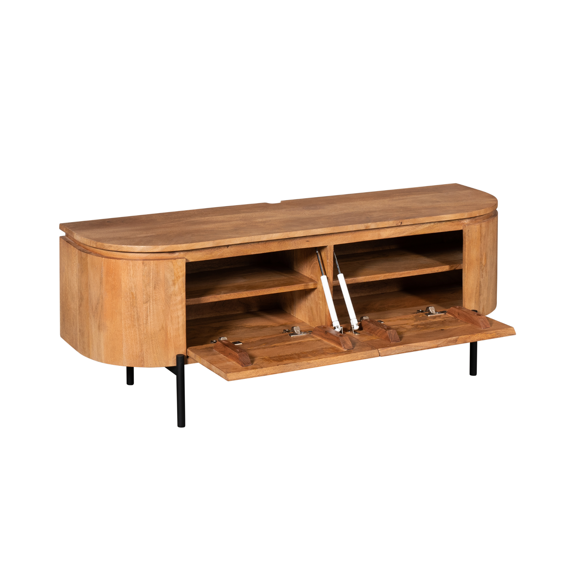 Tv meubel Excellent Naturel Mangohout 120 cm - Image 14