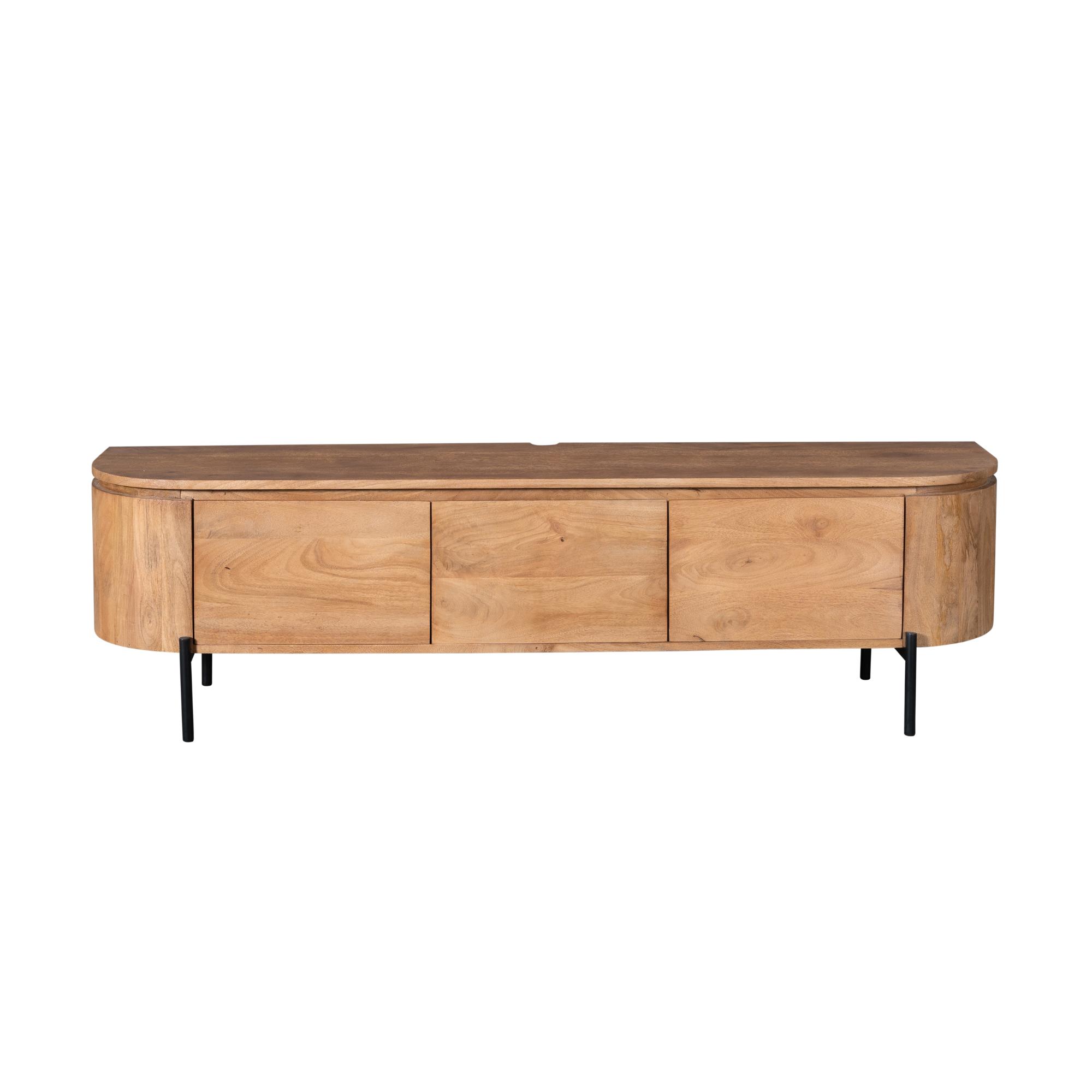 Tv meubel Excellent Naturel Mangohout 160 cm - Image 12