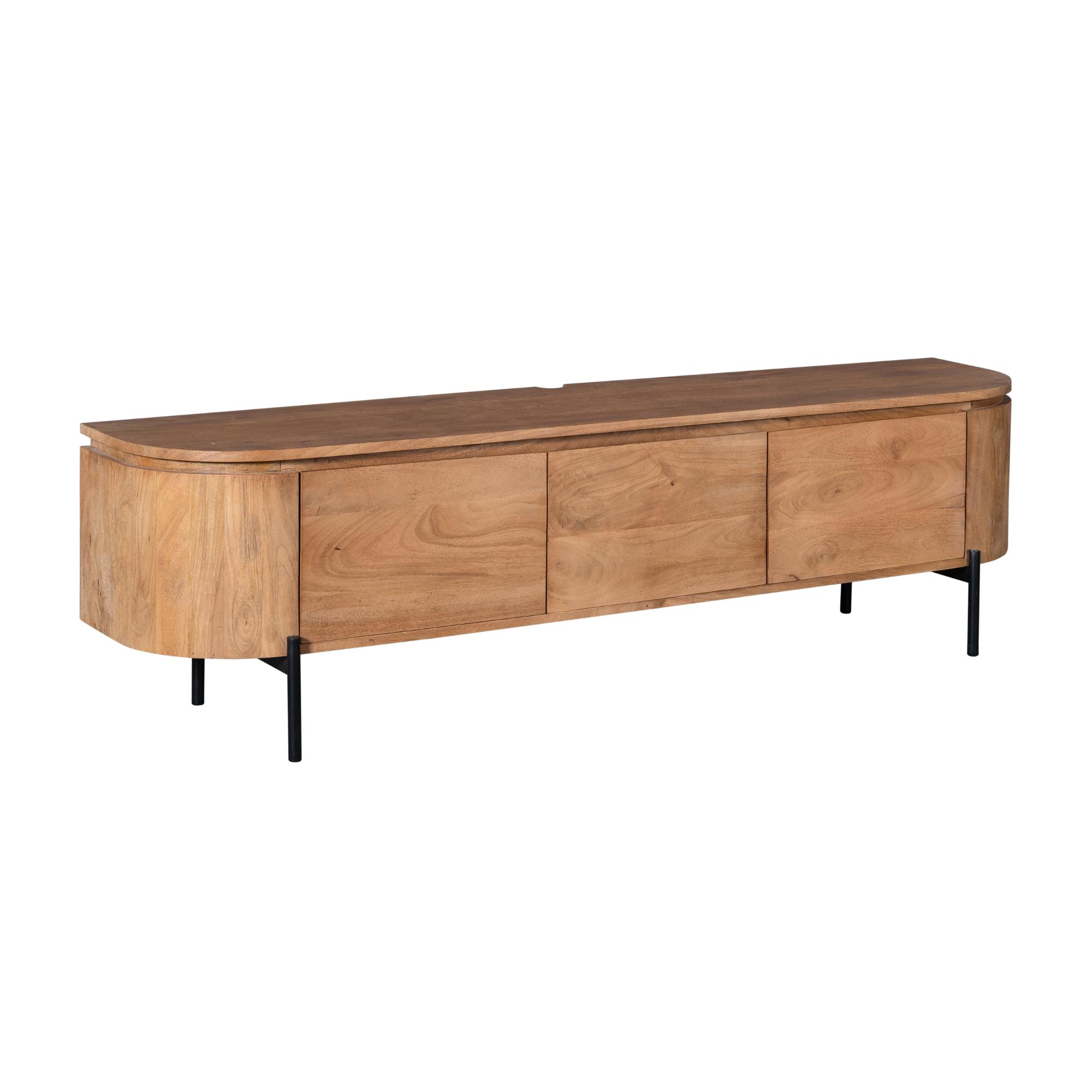 Tv meubel Excellent Naturel Mangohout 160 cm - Image 13