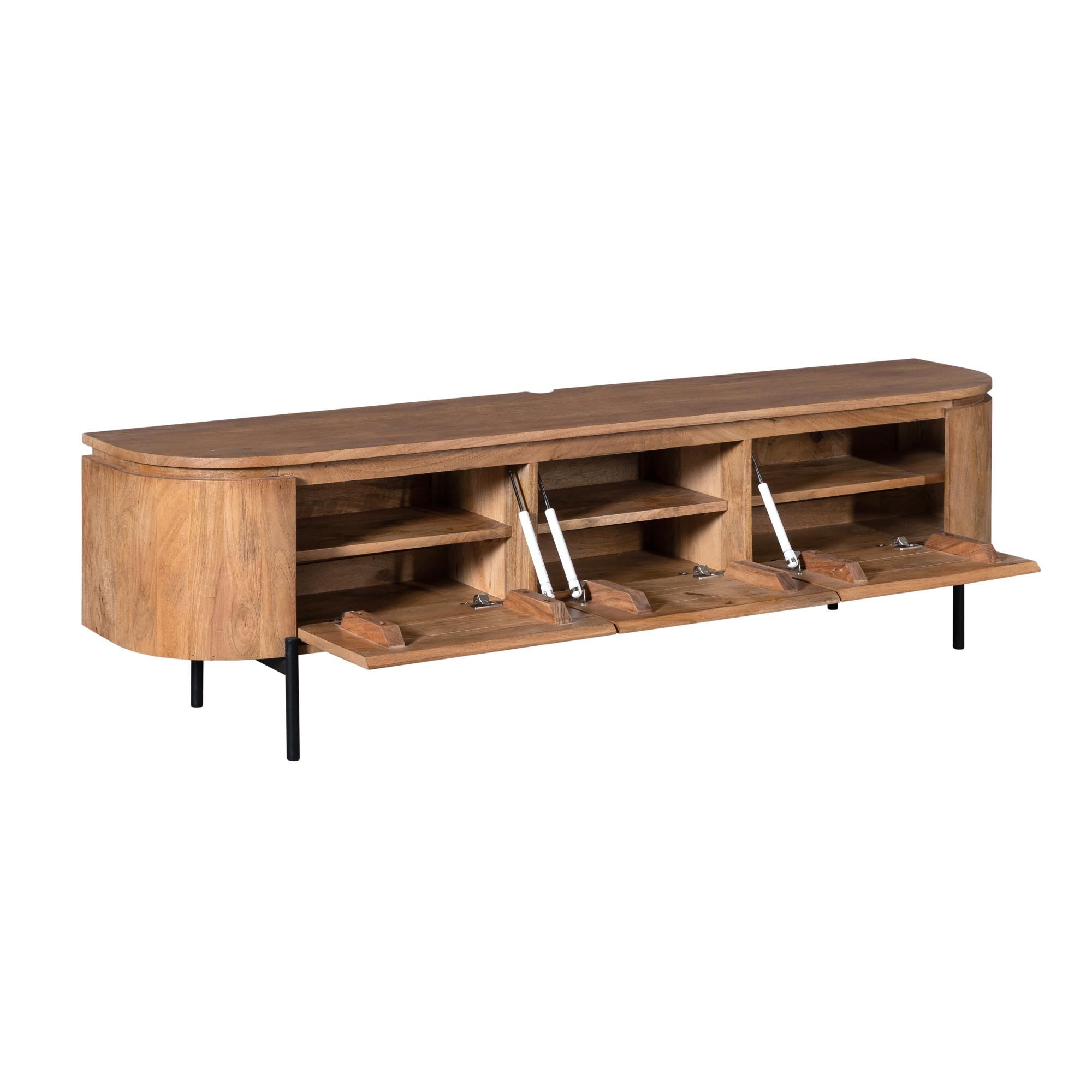 Tv meubel Excellent Naturel Mangohout 160 cm - Image 14