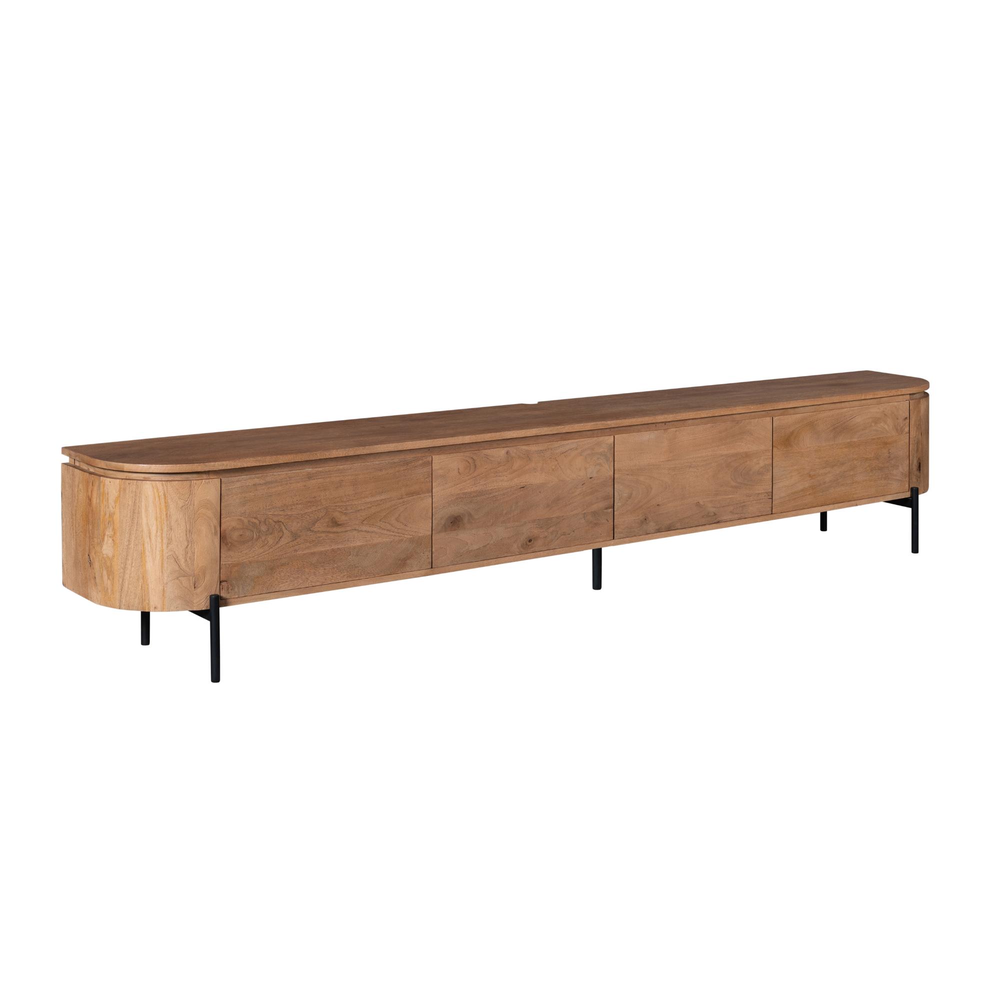 Tv meubel Excellent Naturel Mangohout 240 cm - Image 13