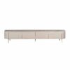 STF-1724_5 Tv meubel Excellent Taupe Mangohout 240 cm - Image 6