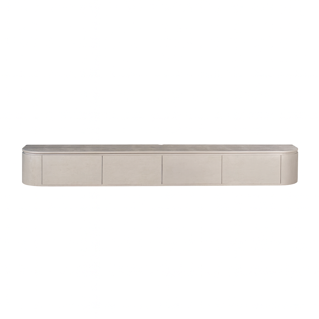 Tv meubel Excellent Taupe Mangohout 240 cm - Image 11