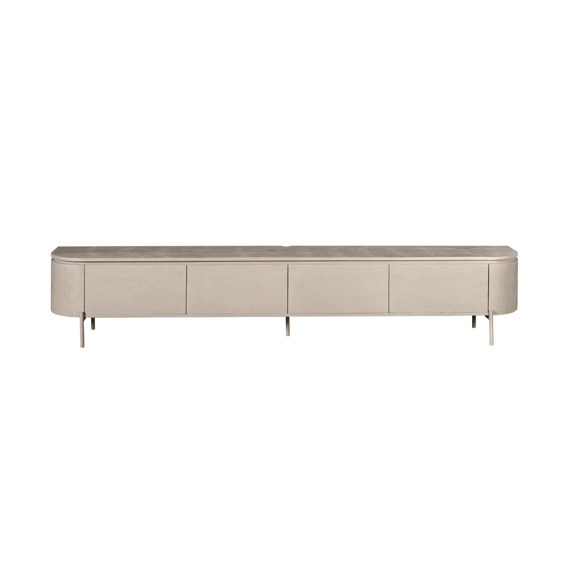 Tv meubel Excellent Taupe Mangohout 240 cm - Image 12
