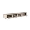STF-1724_14 Tv meubel Excellent Taupe Mangohout 240 cm - Image 15