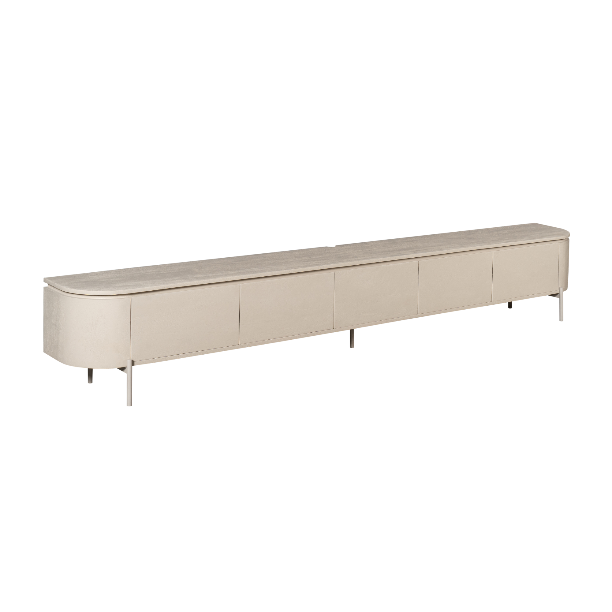 Tv meubel Excellent Zand Mangohout 280 cm - Image 14