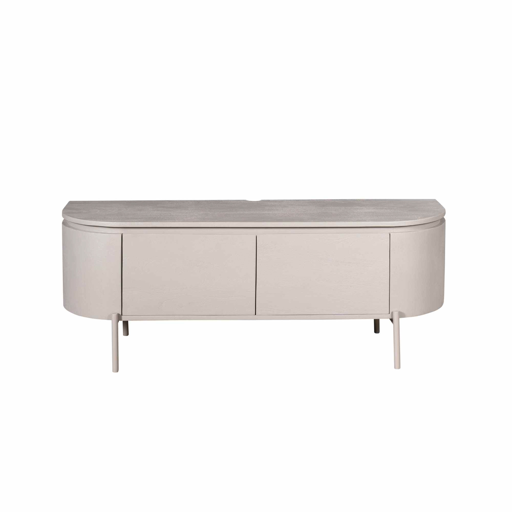 Tv meubel Excellent Taupe Mangohout 120 cm - Image 7