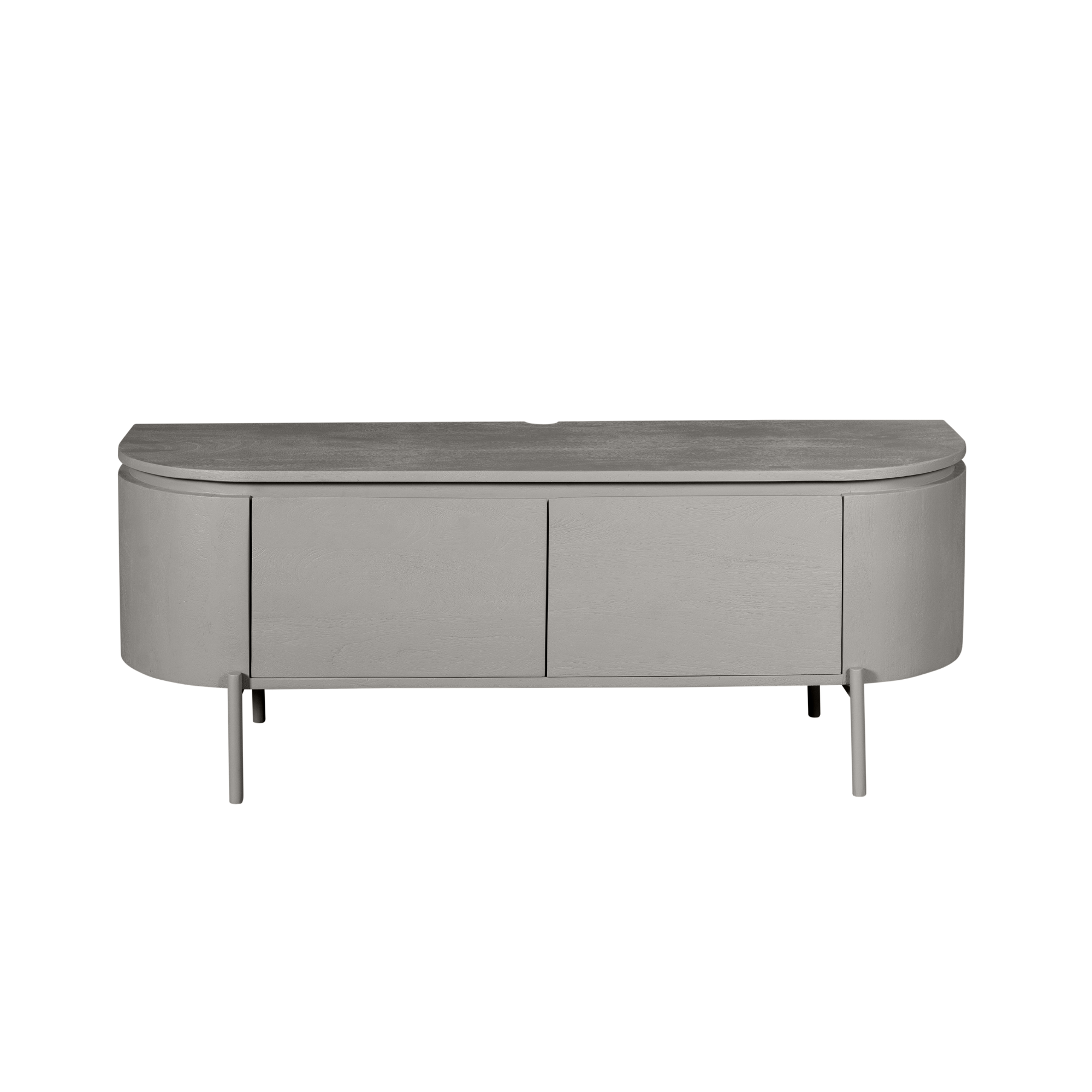 Tv meubel Excellent Taupe Mangohout 120 cm - Image 11