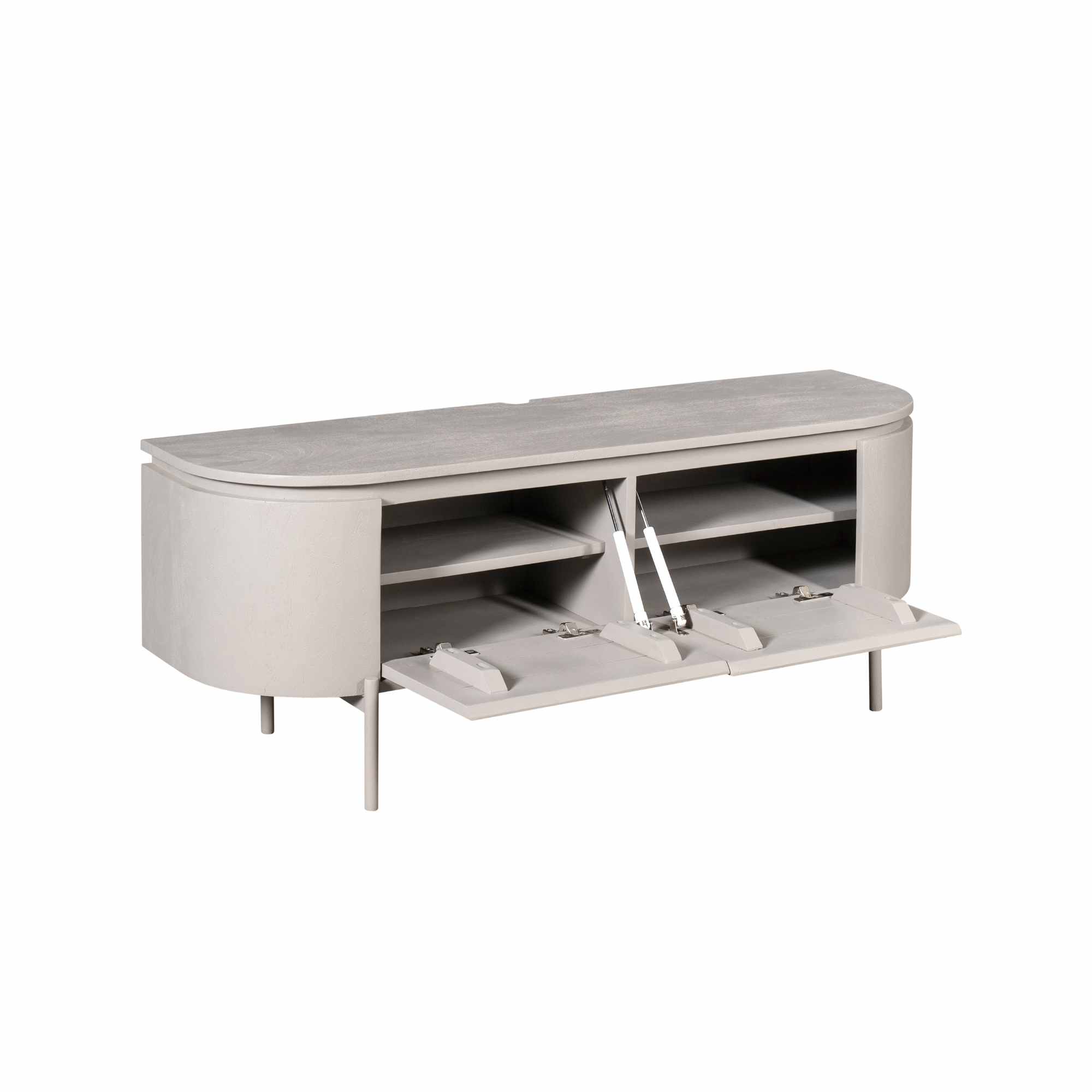 Tv meubel Excellent Taupe Mangohout 120 cm - Image 16