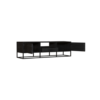 STF-8514_5 Tv meubel New York Zwart Mangohout 180 cm - Image 6