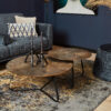 STF-2387_0 Ronde salontafel Kate Goud Aluminium 60 cm - Image 1