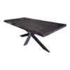 STF-2051_2 Boomstamtafel Boston Zwart Mangohout 160 cm - Image 3