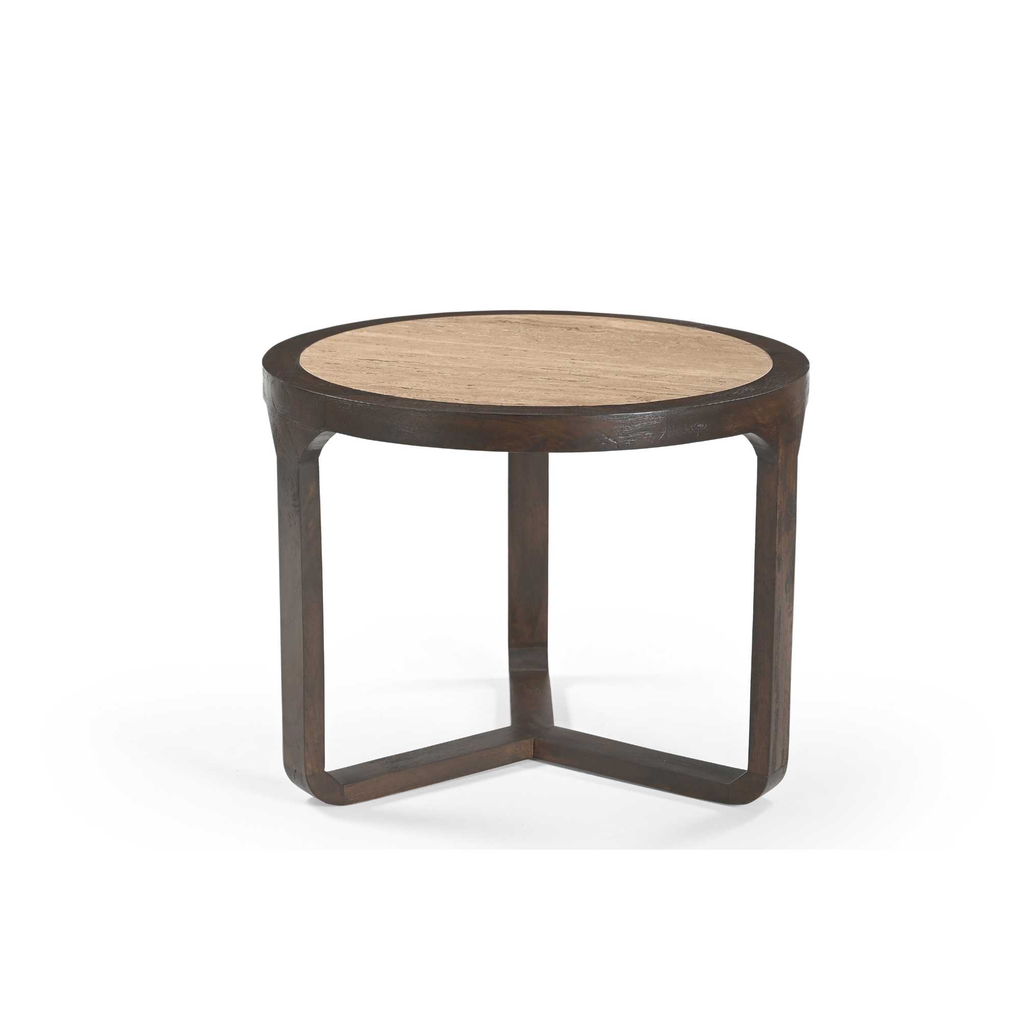 Bijzettafel Morris Bruin Travertin 60 cm - Image 5
