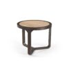 STF-9614_5 Bijzettafel Morris Bruin Travertin 60 cm - Image 6