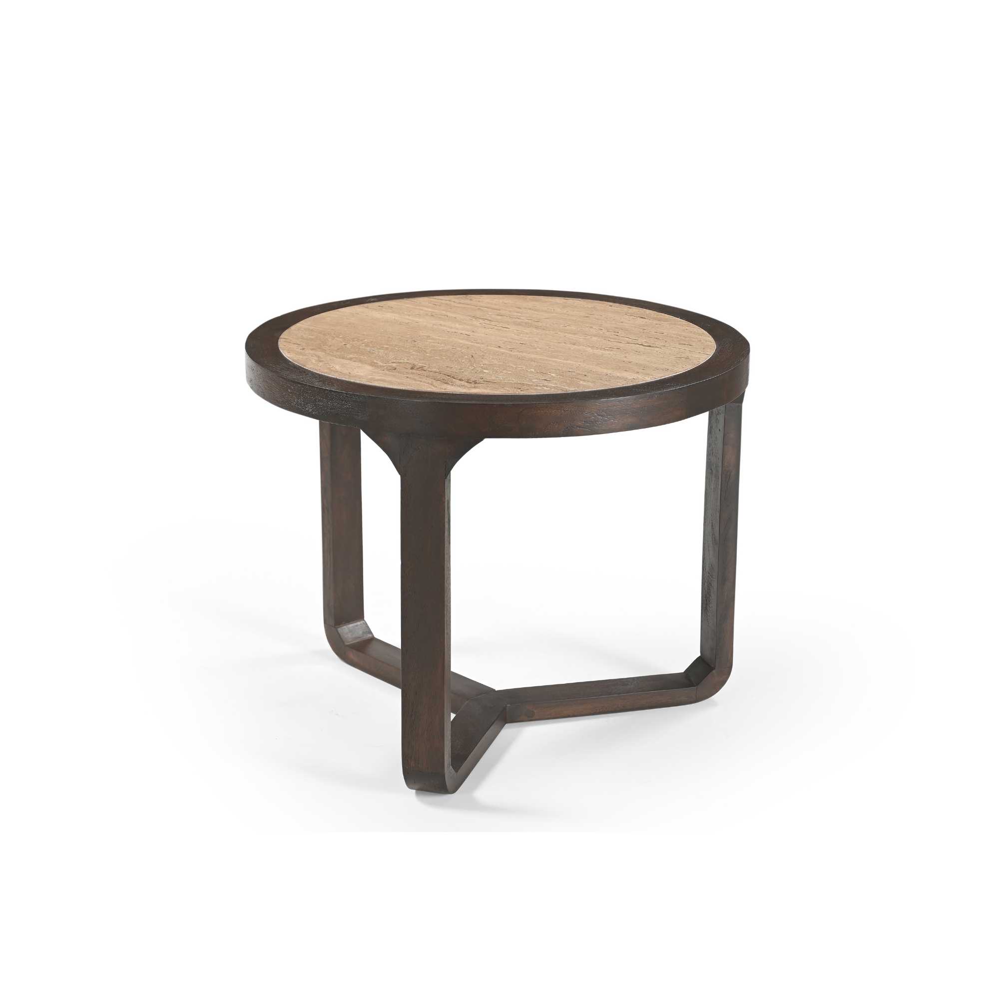 Bijzettafel Morris Bruin Travertin 60 cm - Image 6