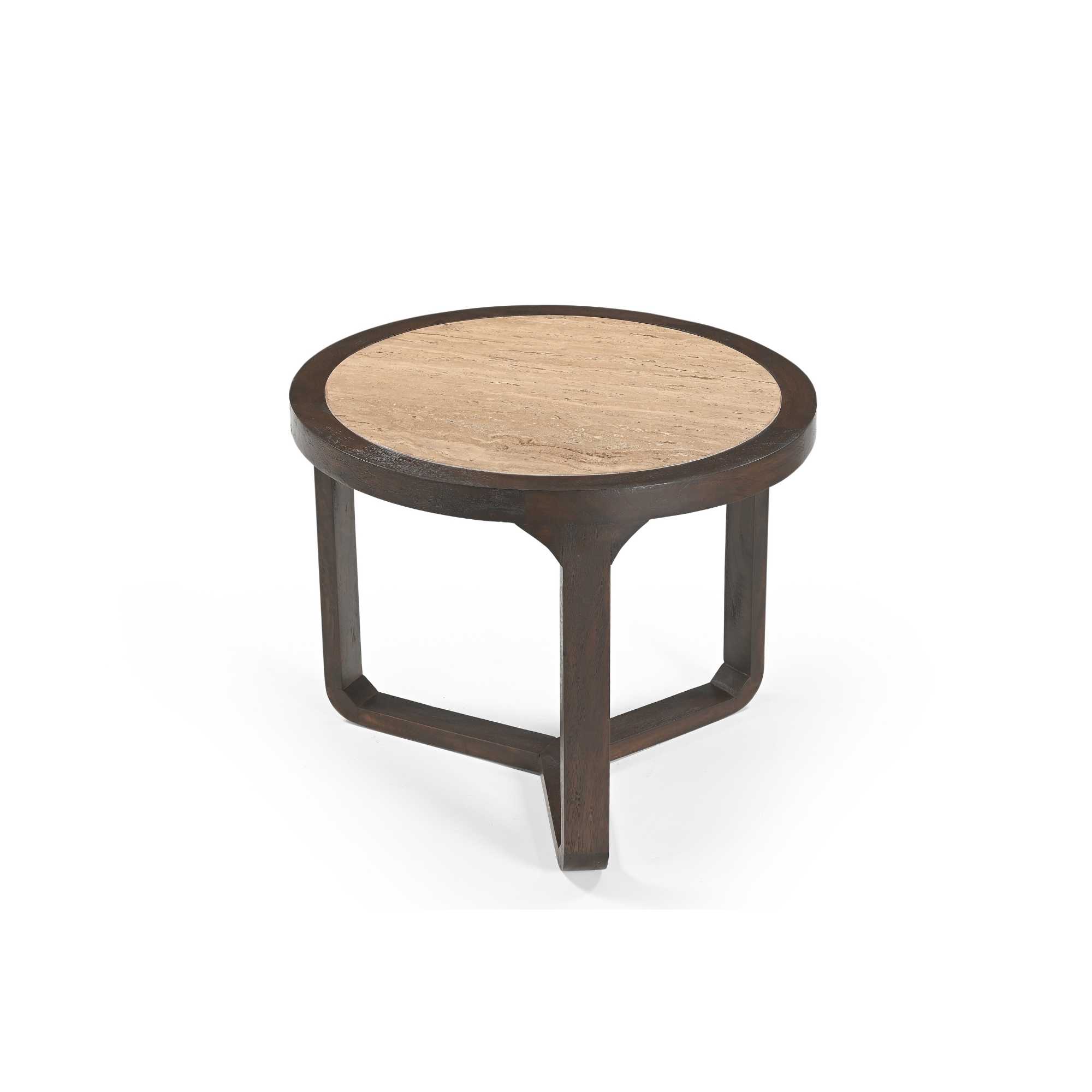 Bijzettafel Morris Bruin Travertin 60 cm - Image 7
