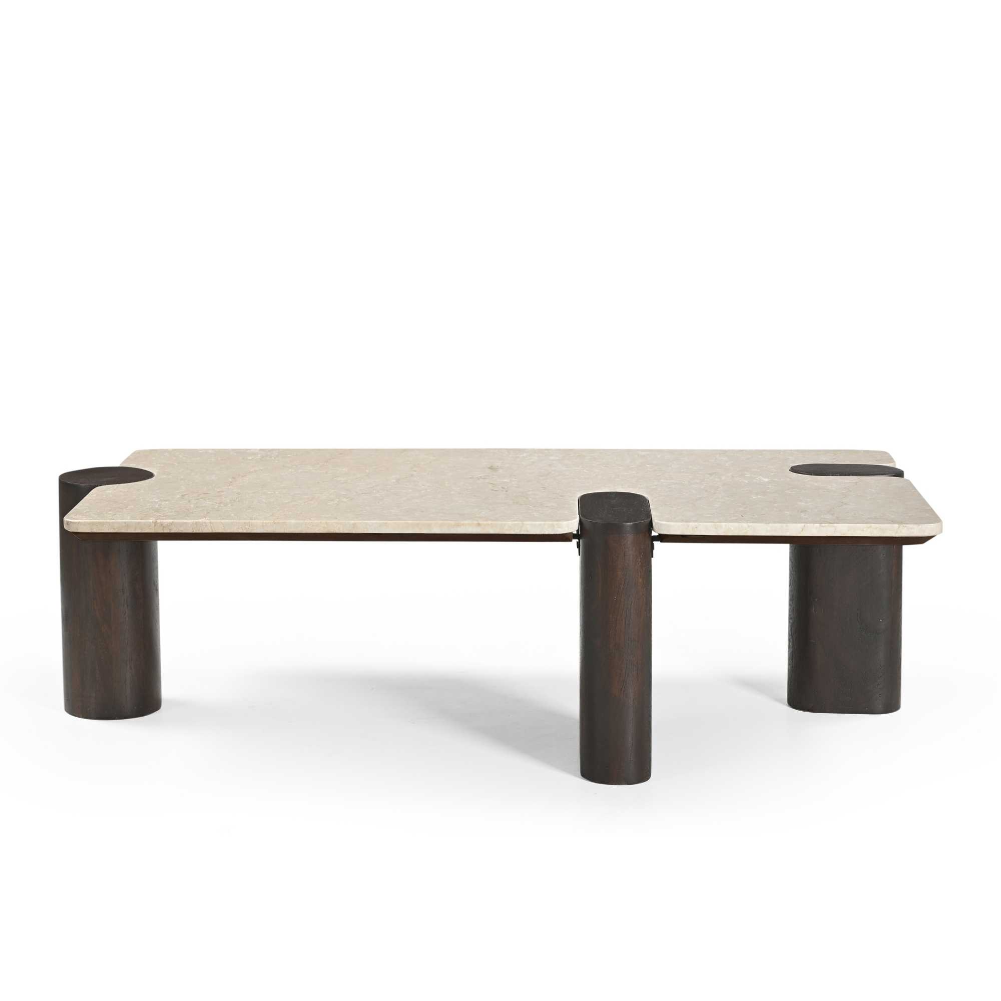 Salontafel Maeve Bruin Marmer 128 cm - Image 8