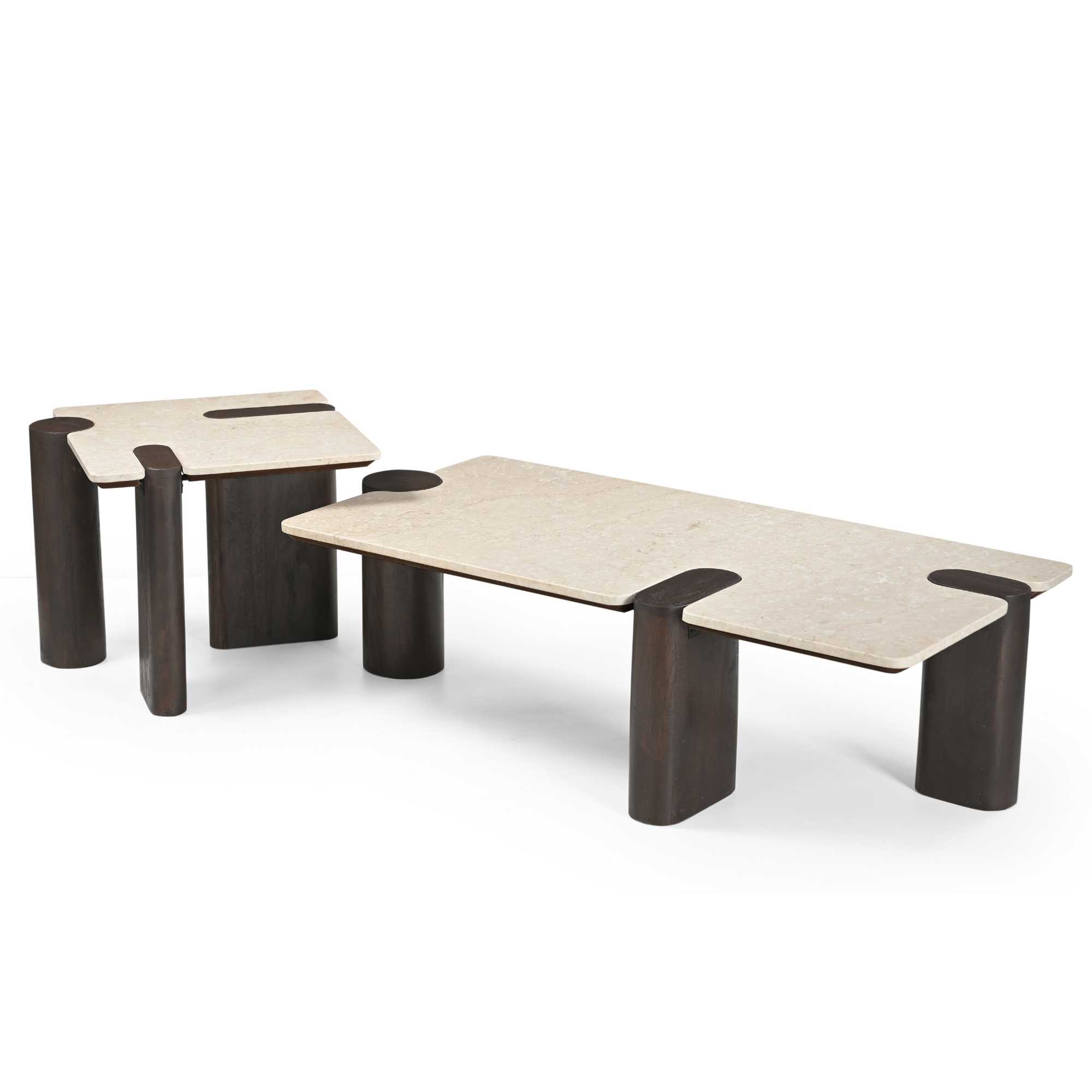 Salontafel Maeve Bruin Marmer 128 cm - Image 12