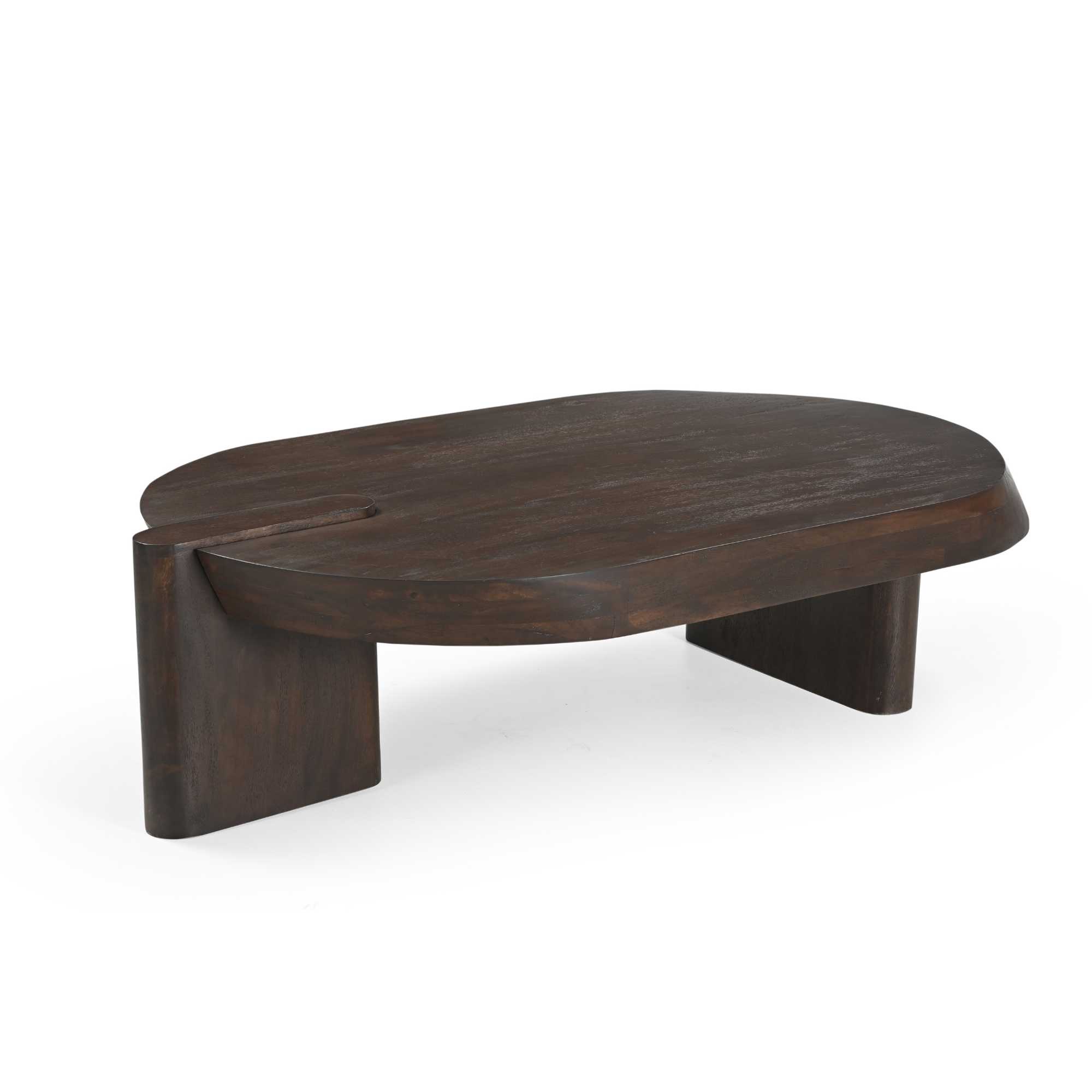 Salontafel Rava Bruin Mangohout 125 cm - Image 7