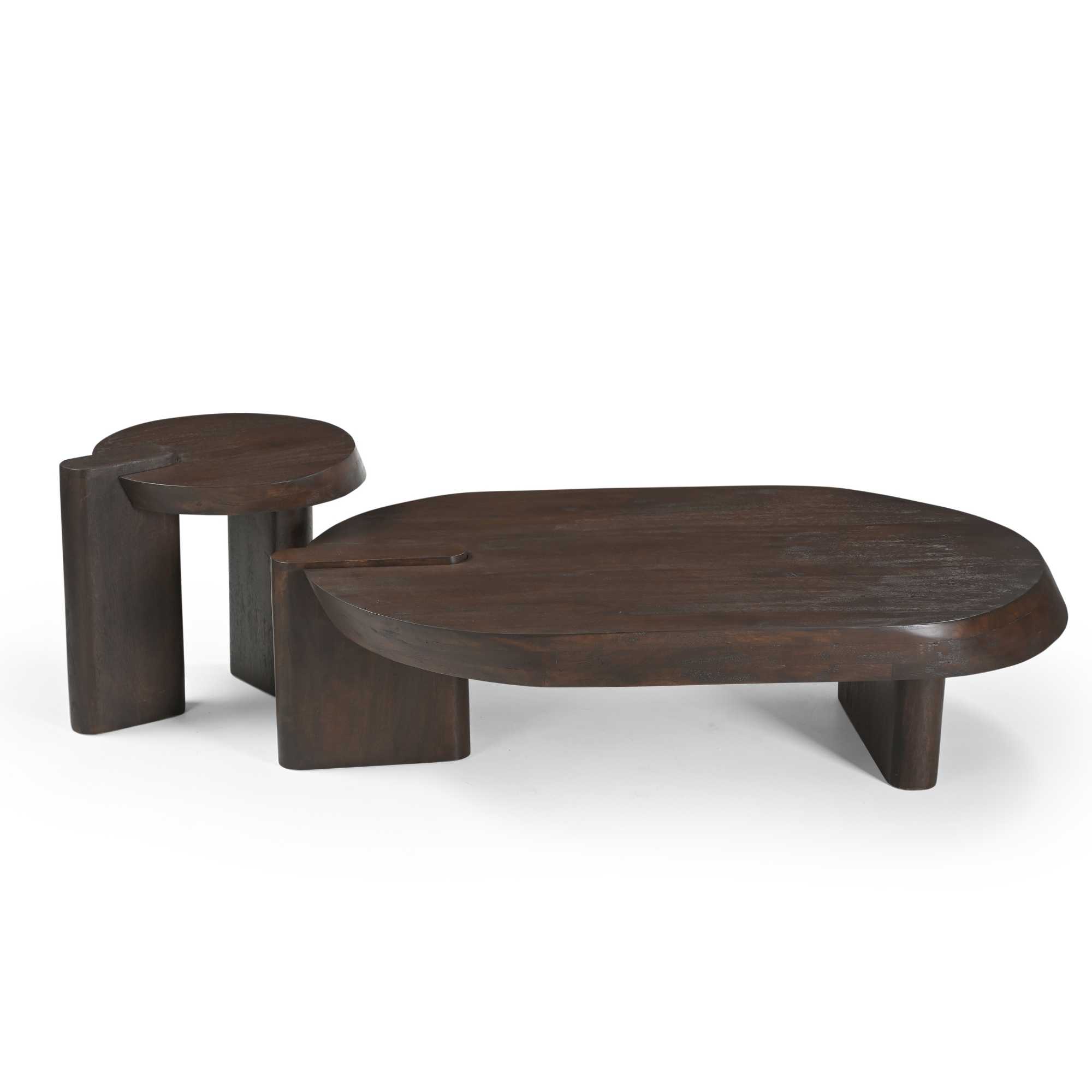 Salontafel Rava Bruin Mangohout 125 cm - Image 11