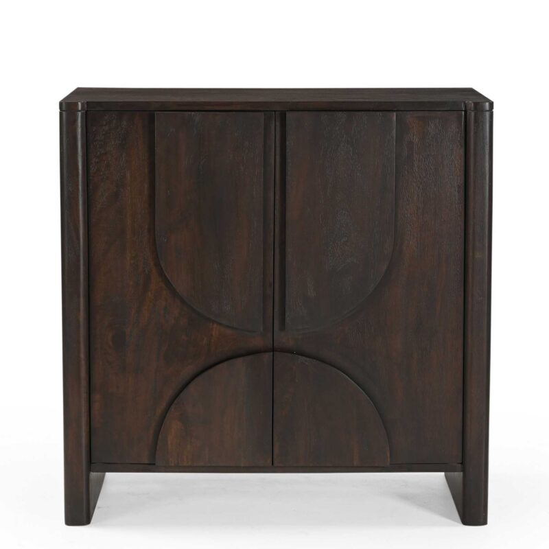Kabinet kastje Zana Bruin Mangohout 80 cm - Image 1