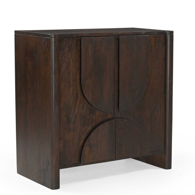Kabinet kastje Zana Bruin Mangohout 80 cm - Image 2