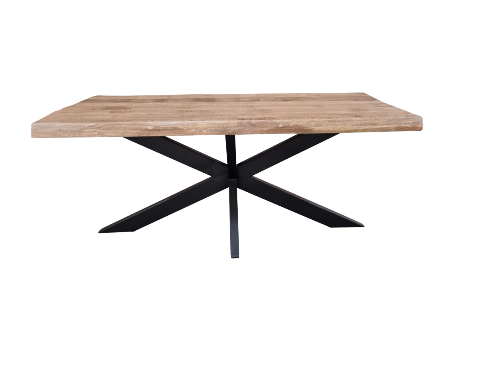 Boomstamtafel Boston Naturel Mangohout 220 cm - Image 7