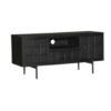 STF-1500_3 Tv meubel Brandy Zwart Mangohout 120 cm - Image 4