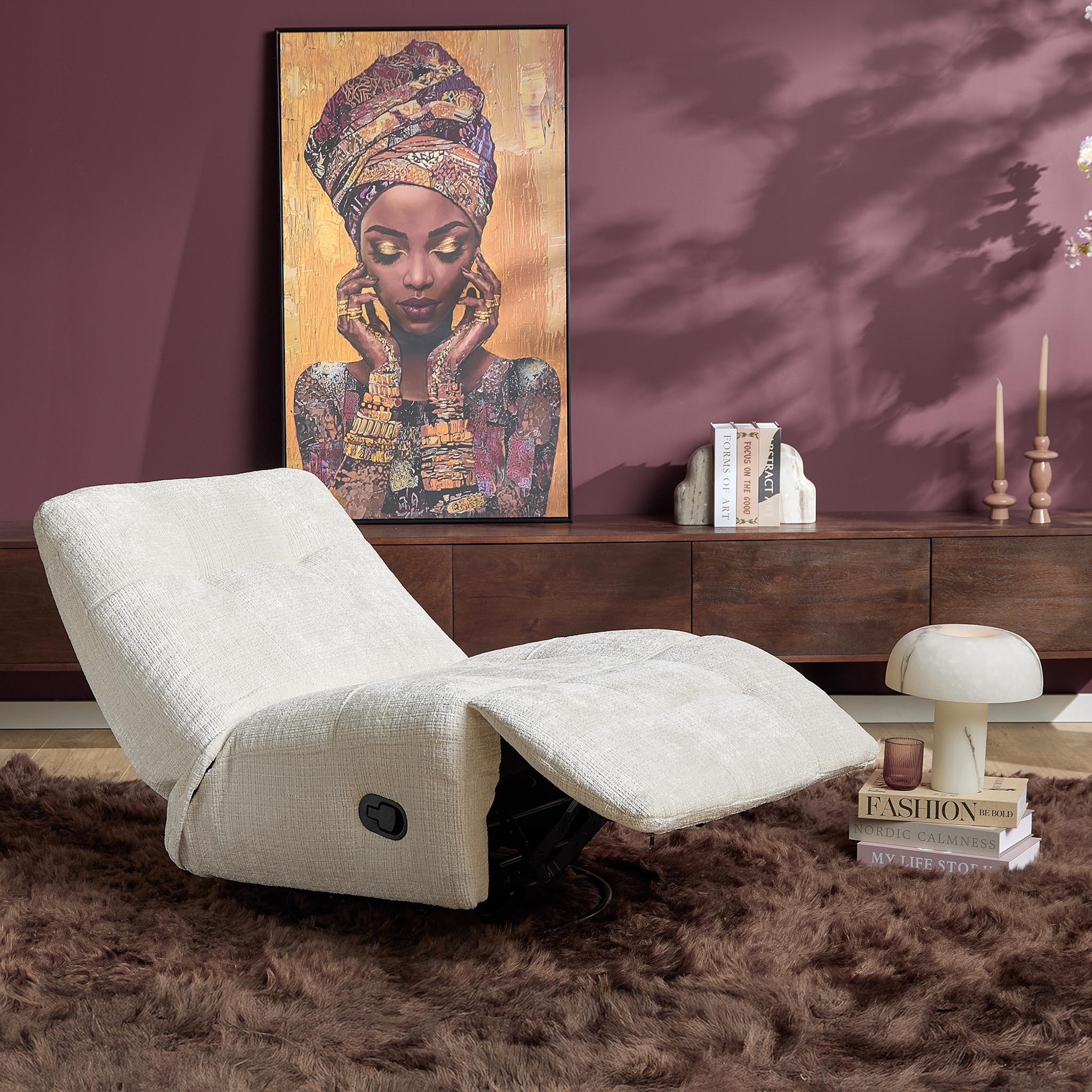 Relaxfauteuil Chill Off White - Image 3