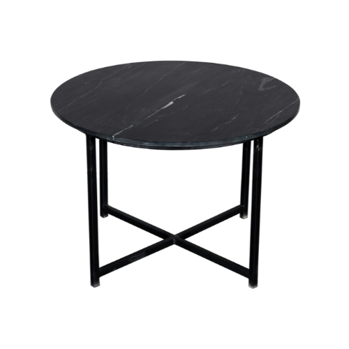 Salontafel Collin Zwart Marmer 75 cm - Image 1