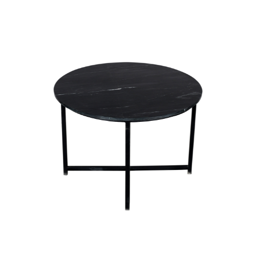 Salontafel Collin Zwart Marmer 75 cm - Image 2