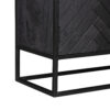 STF-8511_8 Kabinet New York Zwart Mangohout 100 cm - Image 9