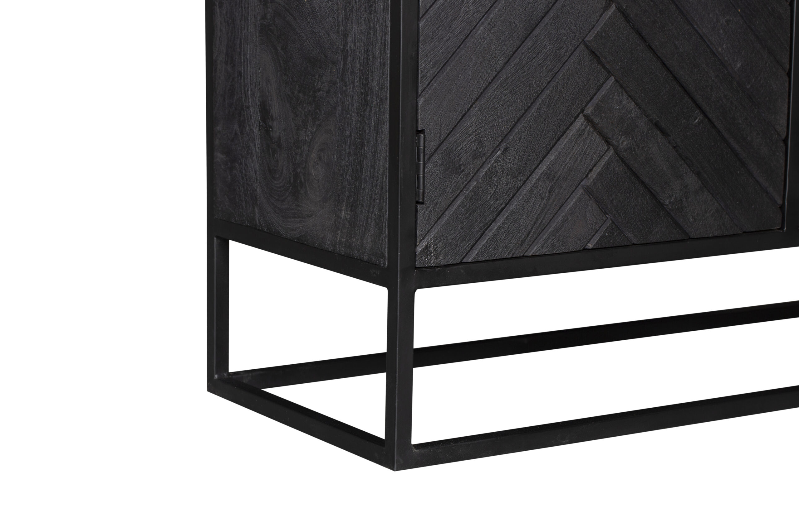 Kabinet New York Zwart Mangohout 100 cm - Image 9