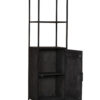 STF-8510_5 Boekenkast New York Zwart Mangohout 55 cm - Image 6