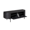 STF-1706_9 Tv meubel Excellent Zwart Mangohout 120 cm - Image 10