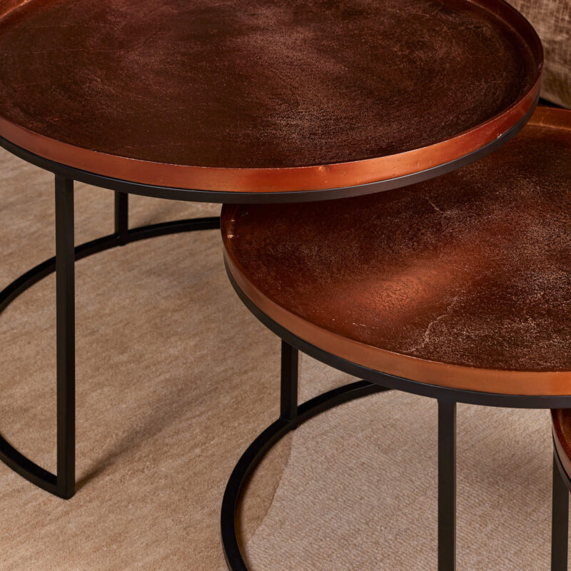 Salontafel set Clive Koper Aluminium 70 cm - Image 2