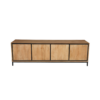 STF-3503_3 Tv meubel RichWood Naturel Mangohout 180 cm - Image 4