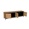 STF-3503_5 Tv meubel RichWood Naturel Mangohout 180 cm - Image 6