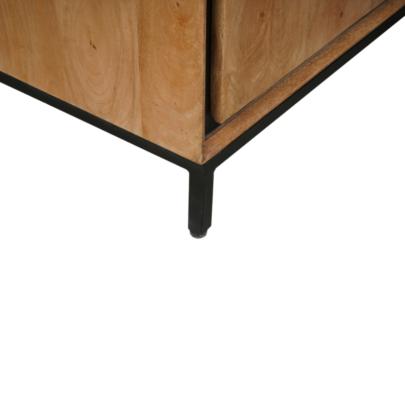 Tv meubel RichWood Naturel Mangohout 180 cm - Image 7