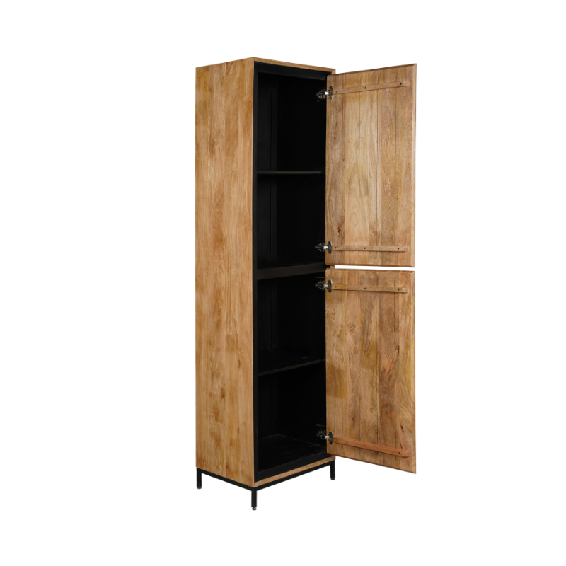 Opbergkast RichWood Naturel Mangohout 60 cm - Image 6