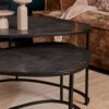 STF-2321_2 Salontafel set Lana Zwart Aluminium 65 cm - Image 3