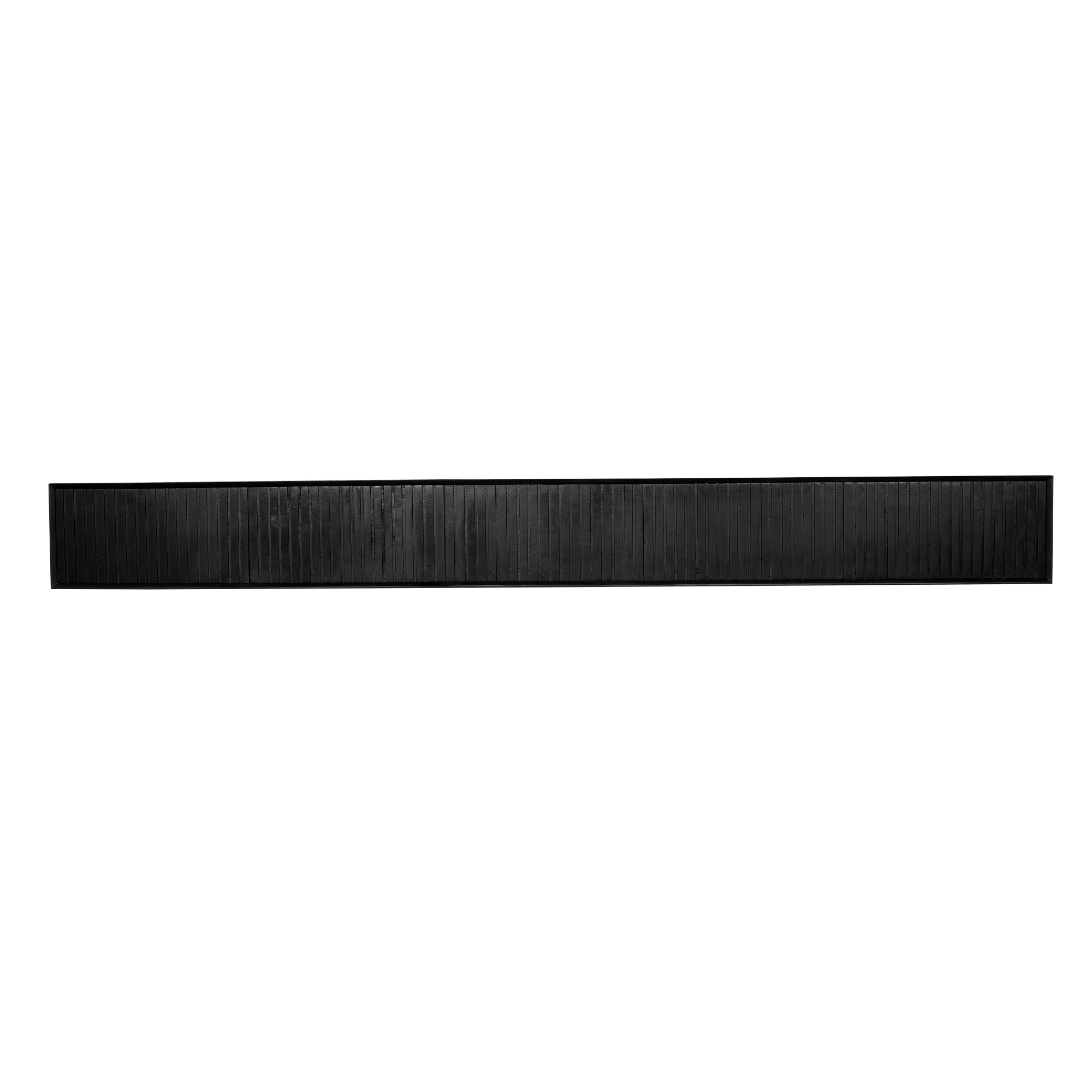 STF-7311_4 Zwevend tv meubel Madison Zwart Mangohout 280 cm - Image 5